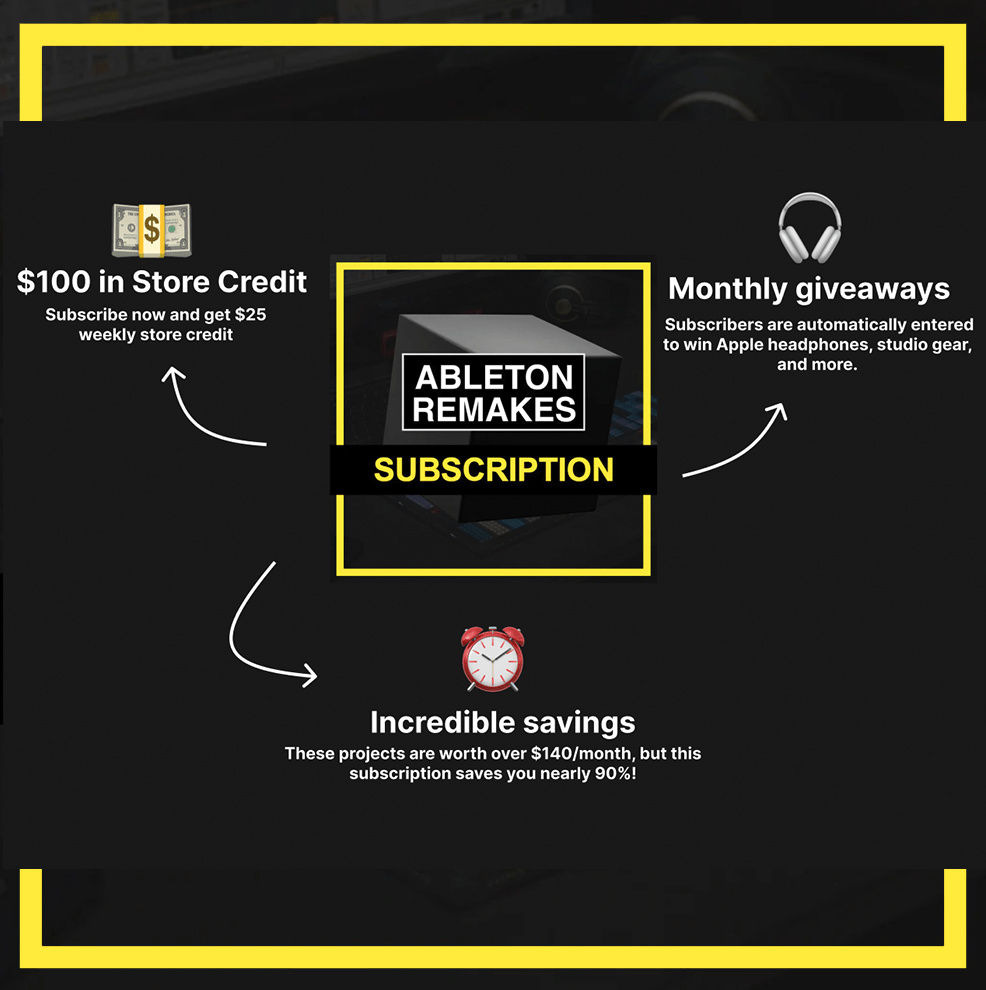 ACRAZE, Joey Valence & Brae - Heard It Like This Ableton Template (Bass House)